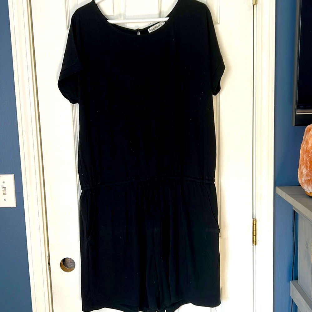 Plus size Womens Black Romper